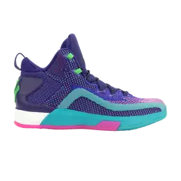 Adidas: Фиолетовые кроссовки  Primeknit