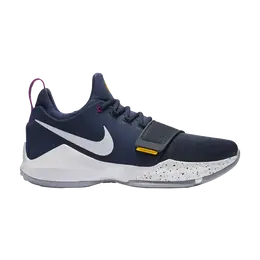 Nike: Синие кроссовки 