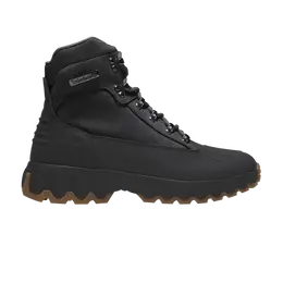Timberland: Чёрные ботинки 