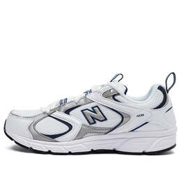New Balance: Белые кроссовки 