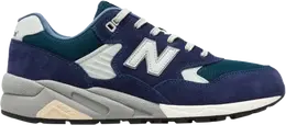 New Balance: Синие кроссовки 
