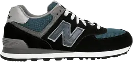 New Balance: Серые кроссовки  574