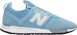 New Balance: Светлые кроссовки 