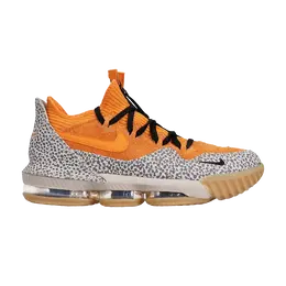 Nike: Оранжевые кроссовки  LeBron 16 Low