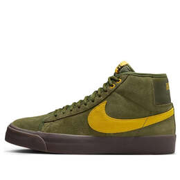 Nike: Зелёные кроссовки  SB Blazer Mid