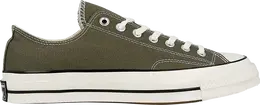 Converse: Зелёные кроссовки  Chuck 70 Ox