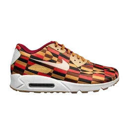 Nike: Оранжевые кроссовки  Air Max 90