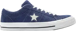 Converse: Тёмные кроссовки  One Star Ox