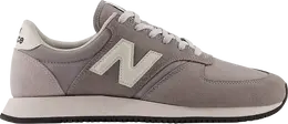 New Balance: Серые кроссовки 