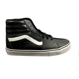 Vans: Чёрные кроссовки  Sk8-Hi