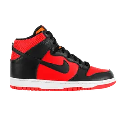 Nike: Чёрные кроссовки  Dunk High