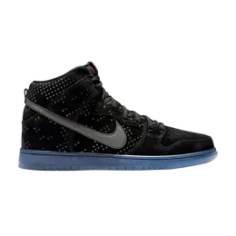 Nike: Чёрные кроссовки  SB Dunk High Premium