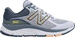 New Balance: Серые кроссовки 