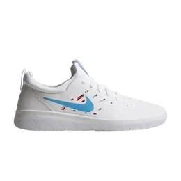 Nike: Голубые кроссовки 