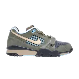 Nike: Зелёные кроссовки  Air