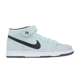 Nike: Зелёные кроссовки  Dunk