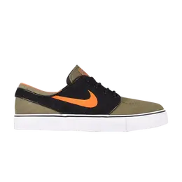 Nike: Зелёные кроссовки  Zoom Stefan Janoski
