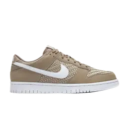 Nike: Бежевые кроссовки  Dunk Low