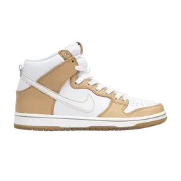 Nike: Бежевые кроссовки  Dunk High