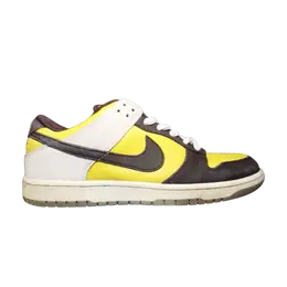 Nike: Жёлтые кроссовки  Dunk Low Pro SB