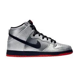 Nike: Серебристые кроссовки  Dunk High Pro SB