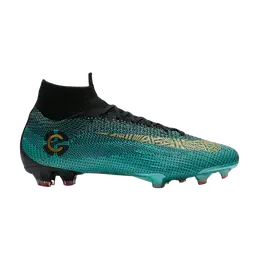Nike: Зелёные кроссовки  Mercurial