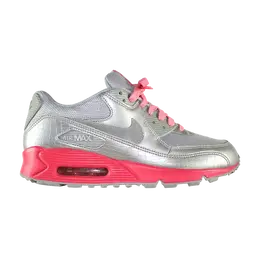 Nike: Серебристые кроссовки  Air Max 90 Premium