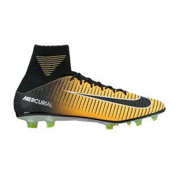 Nike: Оранжевые кроссовки  Mercurial