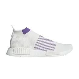 Adidas: Фиолетовые кроссовки  NMD