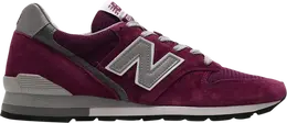 New Balance: Фиолетовые кроссовки  996