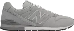 New Balance: Серые кроссовки 