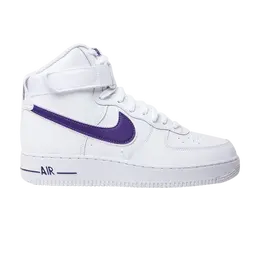 Nike: Фиолетовые кроссовки  Air Force 1 High