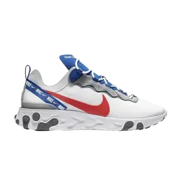 Nike: Белые кроссовки  React Element 55