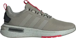 Adidas: Серебристые кроссовки 