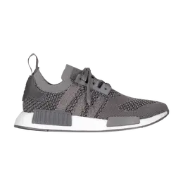 Adidas: Серые кроссовки  NMD_R1 Primeknit