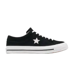 Converse: Чёрные кроссовки  One Star Ox