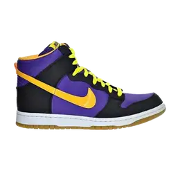 Nike: Жёлтые кроссовки  Dunk High