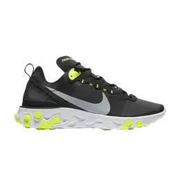 Nike: Чёрные кроссовки  React Element 55