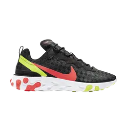 Nike: Чёрные кроссовки  React Element 55