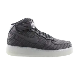 Nike: Чёрные кроссовки  Air Force 1