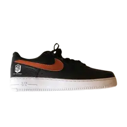 Nike: Оранжевые кроссовки  Air Force 1