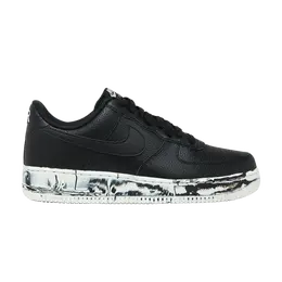 Nike: Чёрные кроссовки  Air Force 1