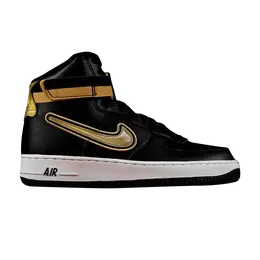 Nike: Чёрные кроссовки  Air Force 1 High