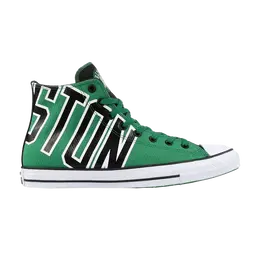 Converse: Зелёные кроссовки  Chuck Taylor All Star Hi