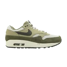 Nike: Зелёные кроссовки  Air Max 1