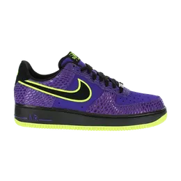 Nike: Фиолетовые кроссовки  Air Force 1