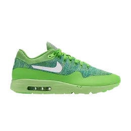 Nike: Зелёные кроссовки  Air Max 1