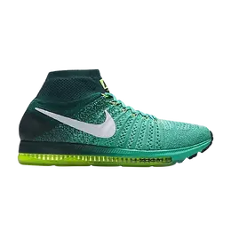 Nike: Зелёные кроссовки  Flyknit