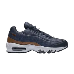 Nike: Голубые кроссовки  Air Max 95 Premium