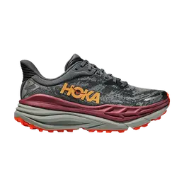 HOKA: Серые кроссовки 